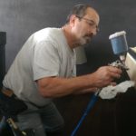 Ein Mitarbeiter der Schreinerei Specker: Franco